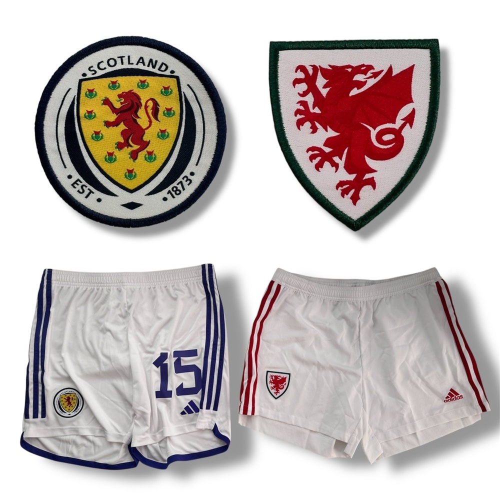 Adidas Scotland/Wales Soccer Shorts Women’s Medium